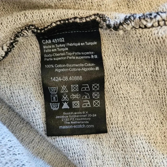 Scotch & Soda Maison Scotch Moon Stars Planet Long Sleeve Crewneck Sweatershirt. - Picture 14 of 14